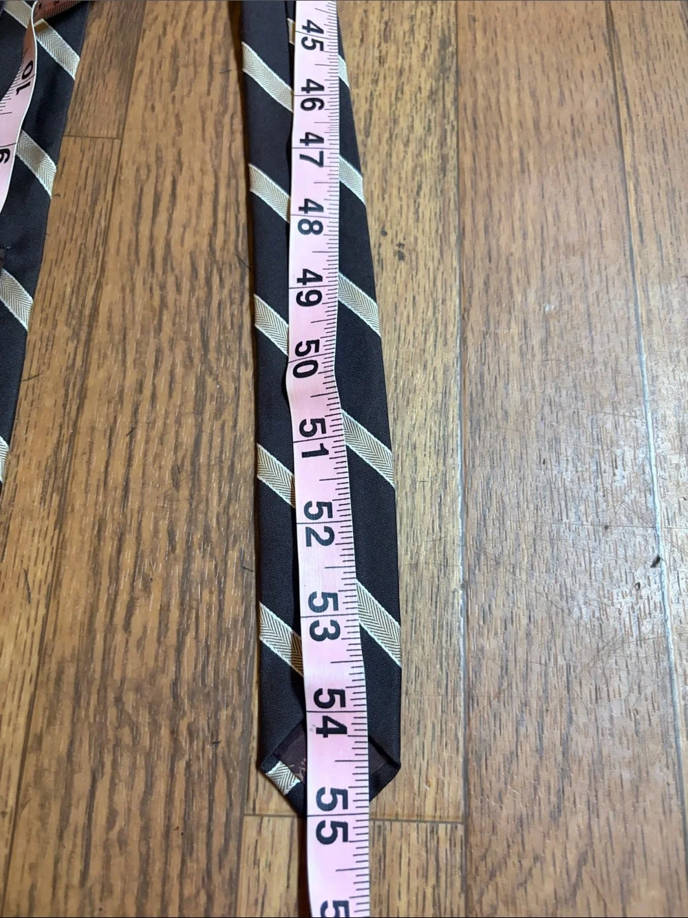 Yves Saint Laurent Black Tie with Silver Diagonal Stripes